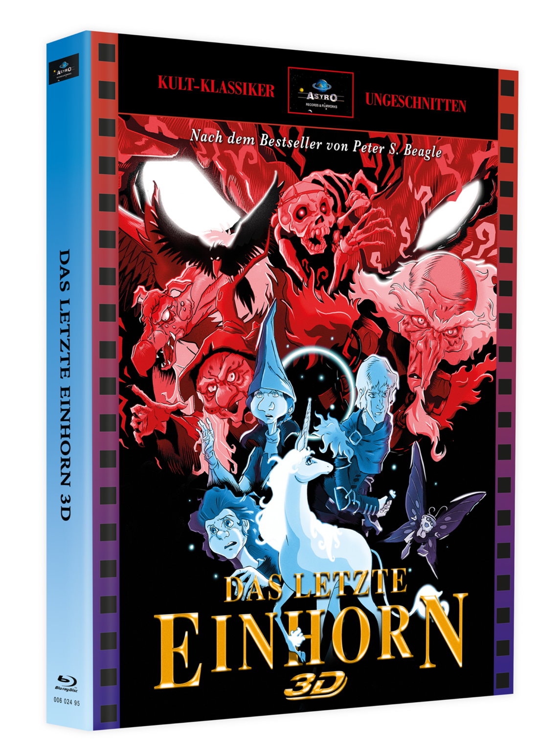 DAS LETZTE EINHORN 3D Astro MediaBook mit Bonus Bluray ROTER STAUB limitiert und nummeriert
